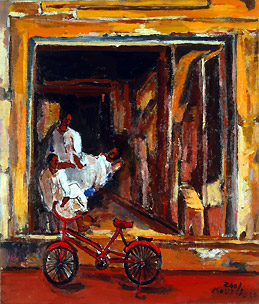 ベトナムの散髪屋さん