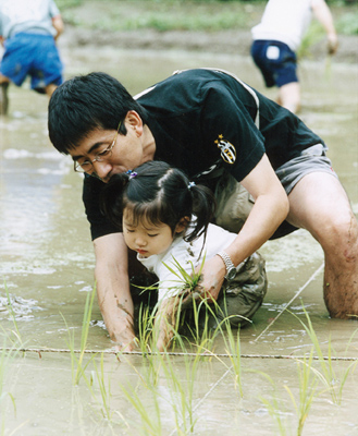 親子お田植体験