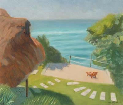 海とバンガロー