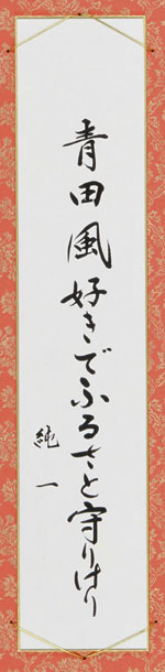 青田風好きでふるさと守りけり