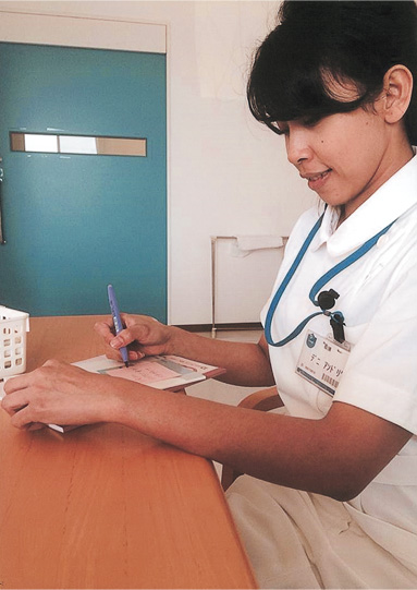 外国からの白い天使