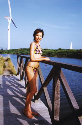 掛塚灯台と風力発電