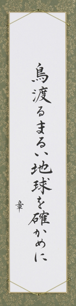 鳥渡るまるい地球を確かめに