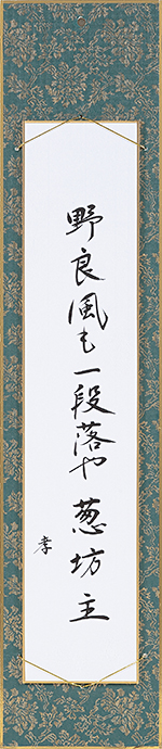 野良風も一段落や葱坊主