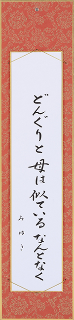 どんぐりと母は似ているなんとなく